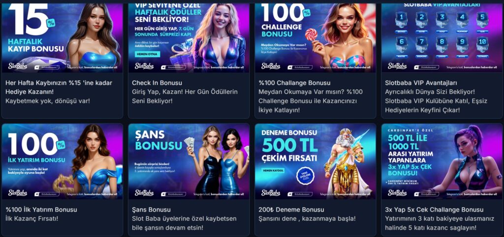 slotbaba bonusları