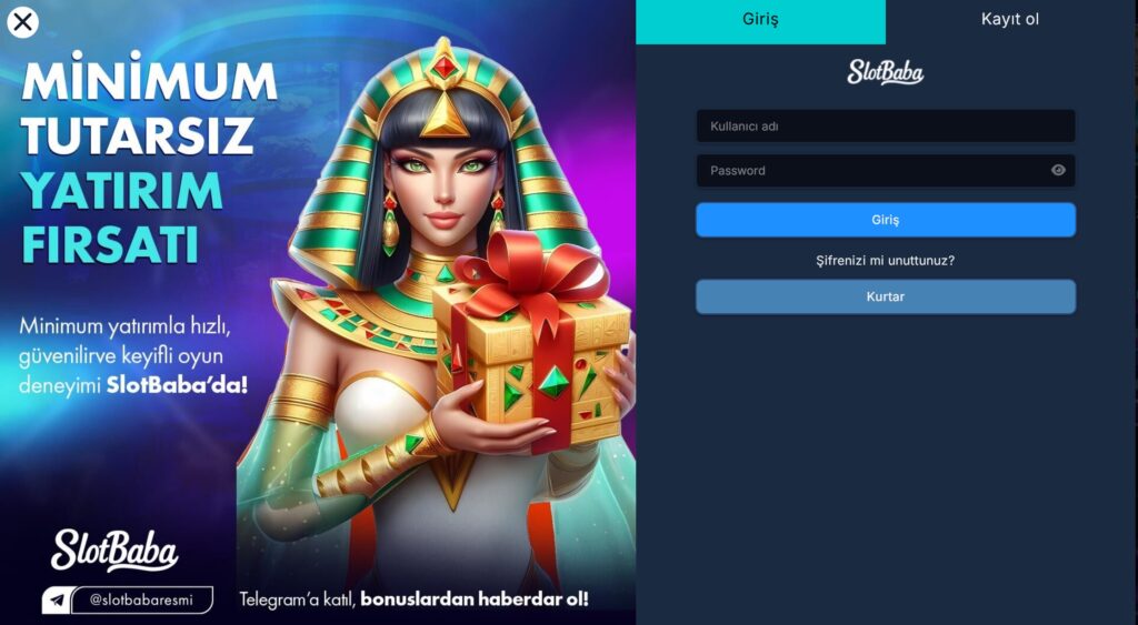 slotbaba üyelik